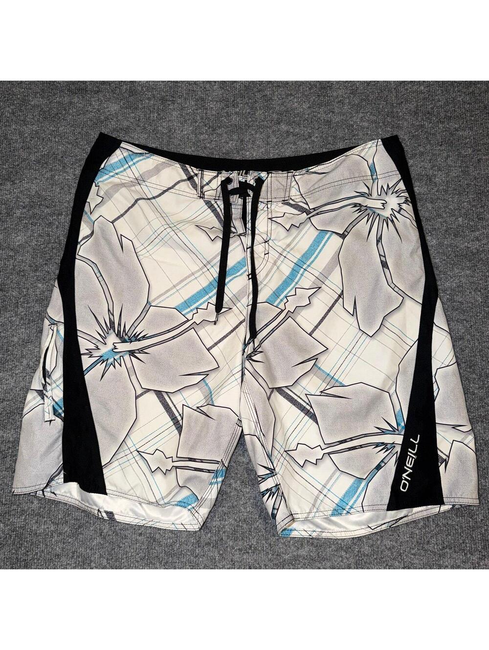 O’Neill Floral Surf Board Shorts Mens XL 38 VTG Y2K 90s Rare